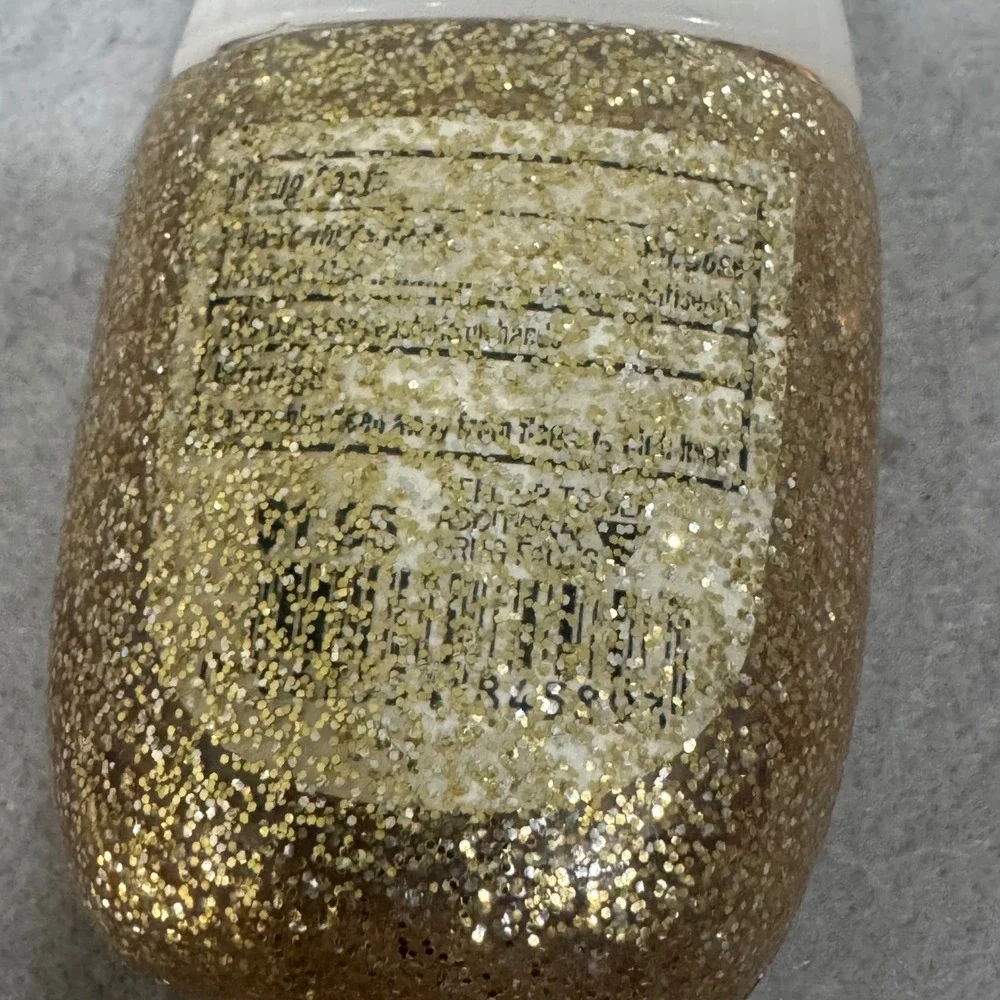 Bath & Body Works Hand Sanitizer Gold Glitter Coconut Colada PocketBac 1oz